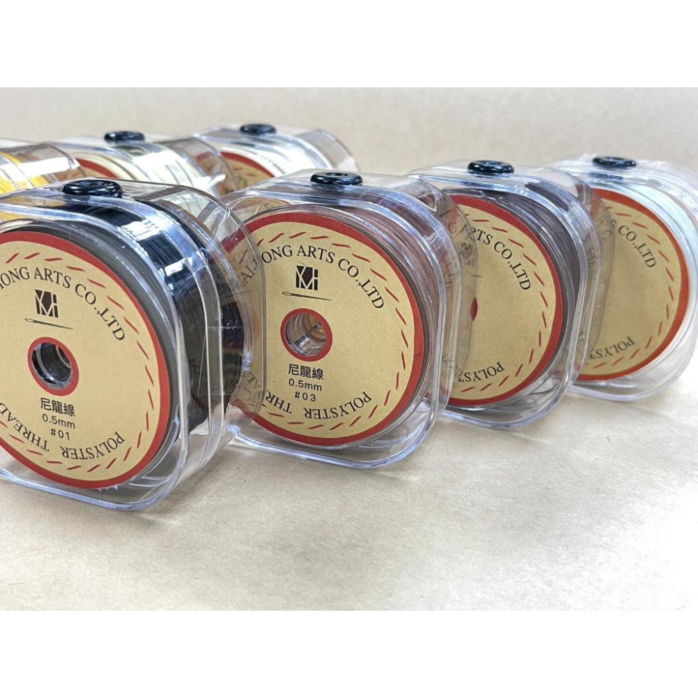 單顆【YMF編織尼龍線，線徑0.6mm，長度80公尺】尼龍線/皮革手縫線《葉明福皮革創作工房》-細節圖4