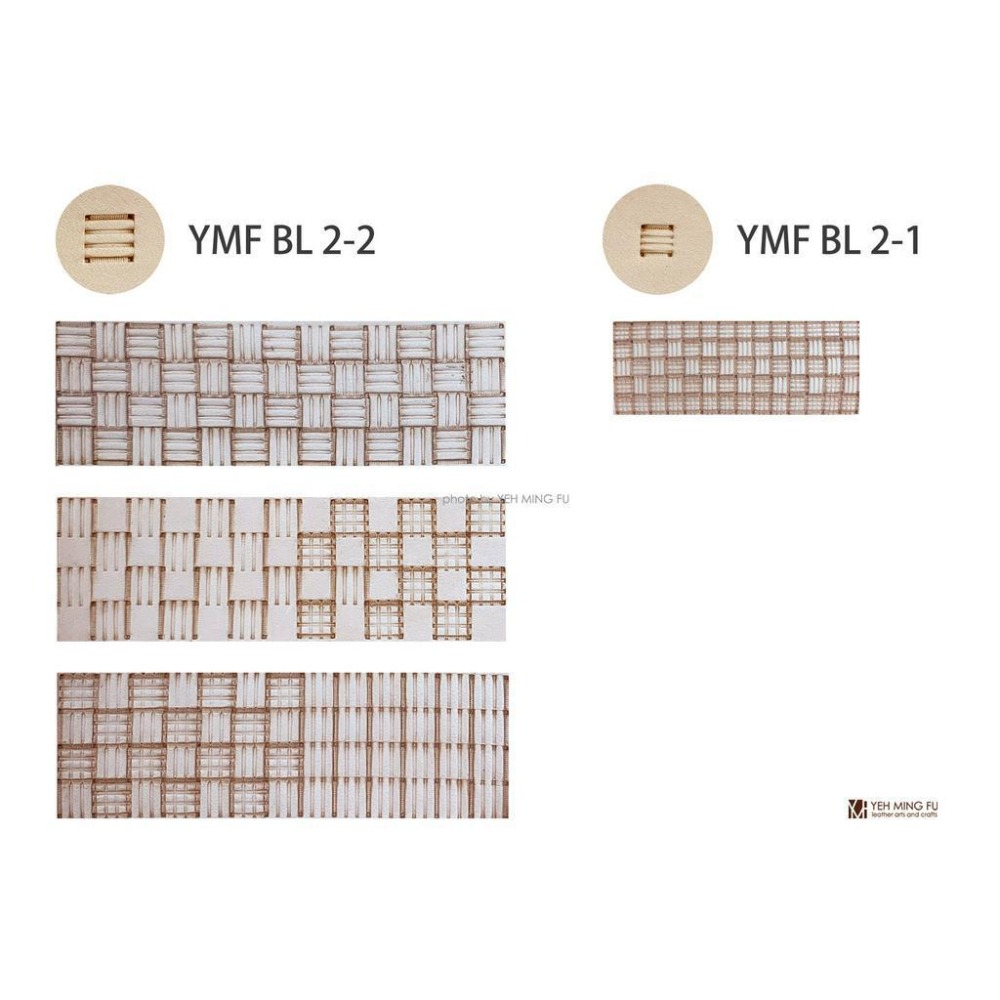 【YMF不鏽鋼印花工具】皮雕工具/編織印花/皮雕印花工具《葉明福皮革創作工房》-細節圖3