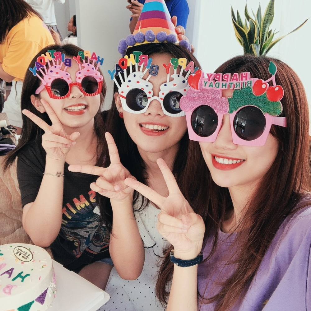 生日眼鏡 搞怪KUSO😎台灣現貨😎生日眼鏡 慶生道具 生日道具 生日髮箍 造型眼鏡 生日 生日快樂 生日帽 慶生-細節圖9