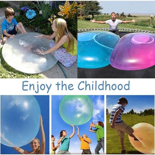 泡泡球🎊現貨24小時出貨🎊超大充氣球 Wubble bubble ball 露營遊戲球 灌水球 吹不破彈力球創意兒童