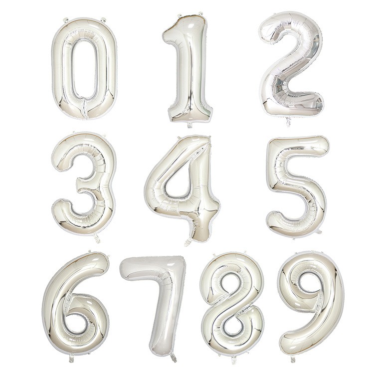 生日氣球 超大數字氣球🎊台灣現貨🎊40吋 金 銀 玫瑰 生日佈置 生日禮物 網紅慶生舞會佈置 情人節告白求婚結婚-細節圖4