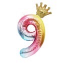 漸層皇冠數字氣球🎊24小時出貨🎊生日佈置40吋數字 生日禮物兒童PARTY慶生舞會佈置網紅求婚結婚 週歲慶祝儀式道具-規格圖11