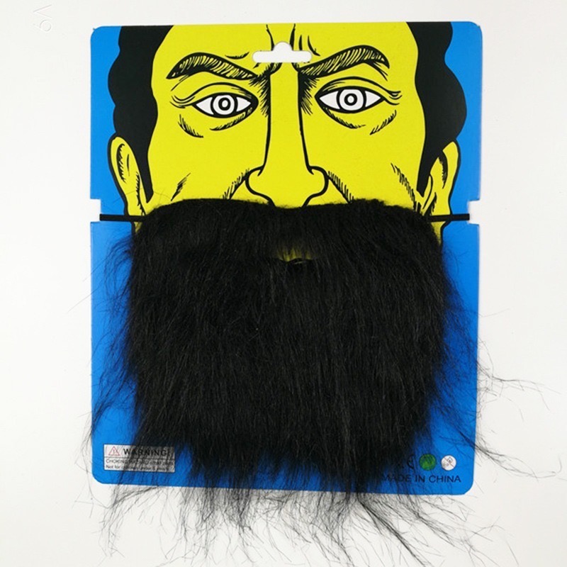 搞怪KUSO仿真鬍子😎台灣現貨😎生日佈置生日禮物 表演萬聖節聖誕節粉色綠色假鬍子裝扮 派對儀式道具 兒童慶生舞會網紅-細節圖4