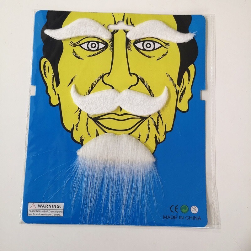 搞怪KUSO仿真鬍子😎台灣現貨😎生日佈置生日禮物 表演萬聖節聖誕節粉色綠色假鬍子裝扮 派對儀式道具 兒童慶生舞會網紅-細節圖8