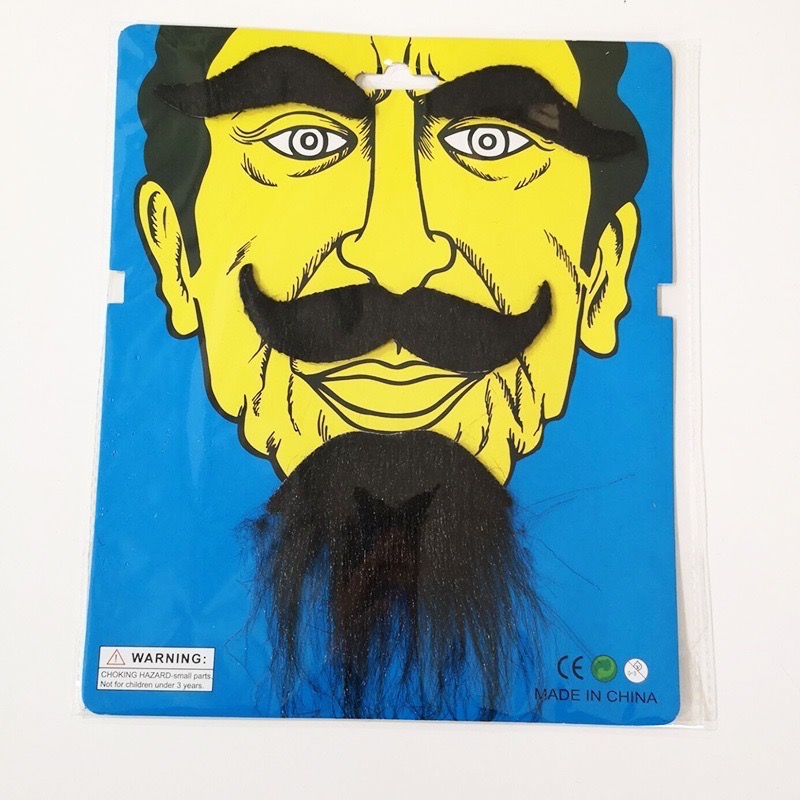 搞怪KUSO仿真鬍子😎台灣現貨😎生日佈置生日禮物 表演萬聖節聖誕節粉色綠色假鬍子裝扮 派對儀式道具 兒童慶生舞會網紅-細節圖9