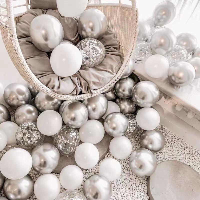乳膠氣球 滿天星氣球🎊台灣現貨🎊透明星星 金屬氣球 復古氣球 生日慶生派對 婚房 新房 慶生舞會佈置 婚禮儀式道具-細節圖11