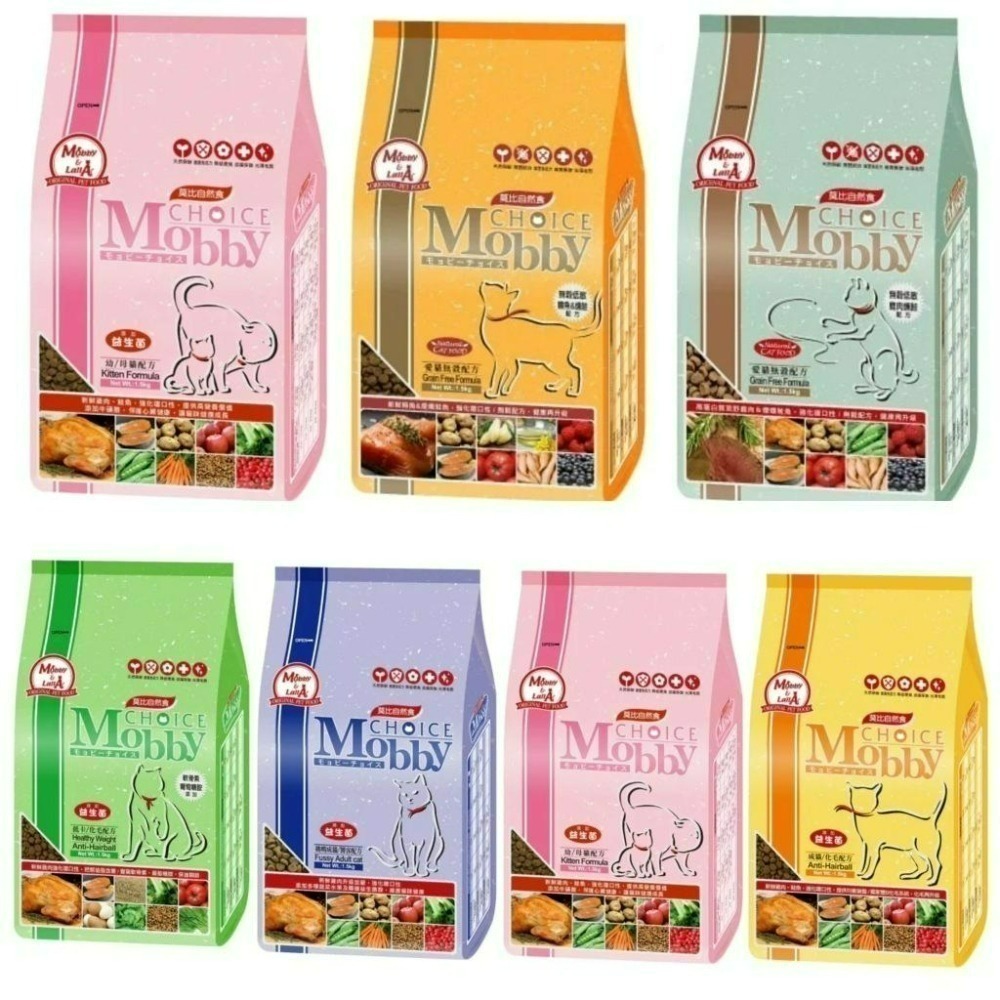 ✨【168汪喵】✨Mobby Choice【莫比】自然食 貓咪 無穀配方 1.5kg 6.5kg 【無穀貓-規格圖3