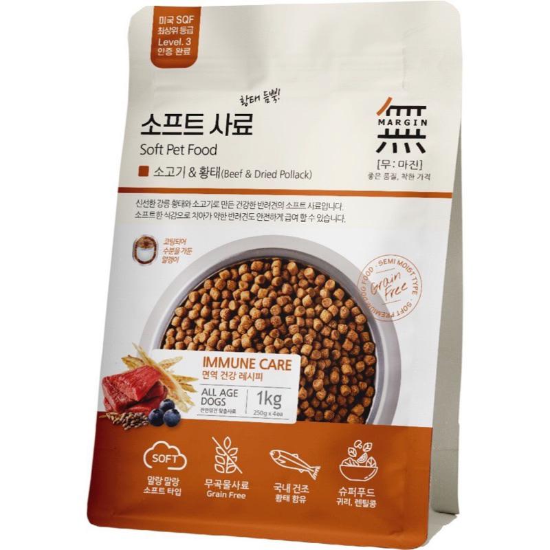 168汪喵  👉✨5%蝦幣回饋✨韓國 無in頂級無穀軟飼料 1kg/4.8kg 超級食物 江原道鱈魚 狗飼料 軟飼料-細節圖5