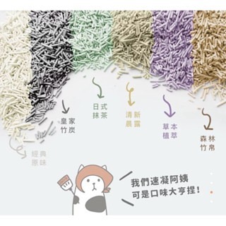 ✨【168汪喵】✨ 阿寶 DOKO 速凝阿姨 2.0【豆腐砂】1.5mm 6包組 7L 貓砂 除臭貓砂 6種味道-細節圖4