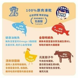 ✨【168汪喵】✨亨利口袋 ✨色胺酸天使貓✨🐱原肉凍乾【凍乾零食】【貓零食】-細節圖3