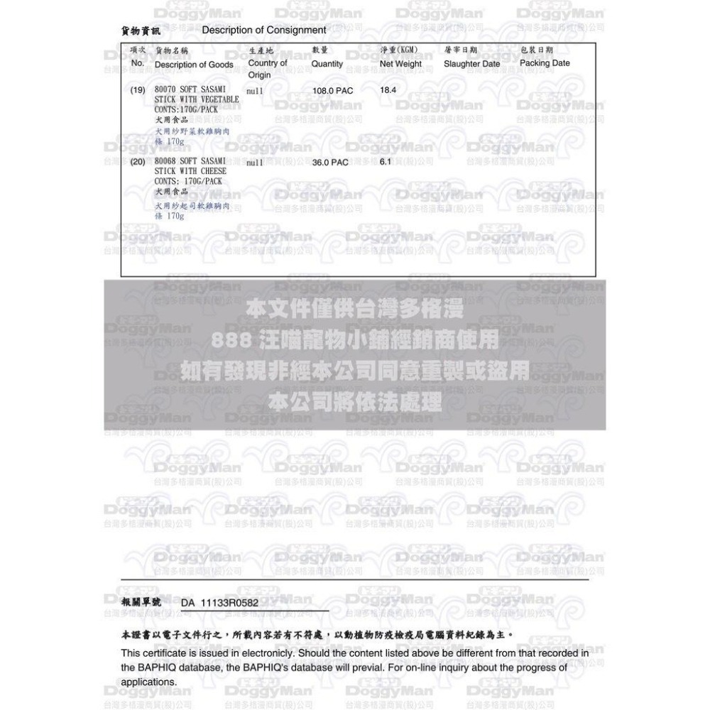 ✨【168汪喵】✨ DoggyMan 絹紗 原味雞胸肉條 野菜雞胸肉條 無添加良品 軟質零食 高齡軟零食-細節圖4