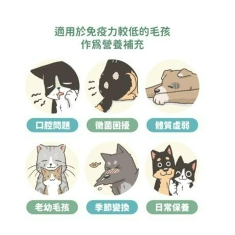 ✨【168汪喵】✨汪喵星球 免疫力健康保養粉 50顆 犬貓適用-細節圖6