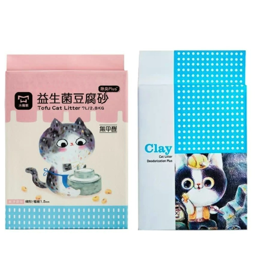 ✨【168汪喵】✨水魔素 益生菌豆腐貓砂 頂級鈉基【無塵礦砂】7L  崩解型松木砂食品級配方 貓砂 豆腐砂 礦砂-規格圖3