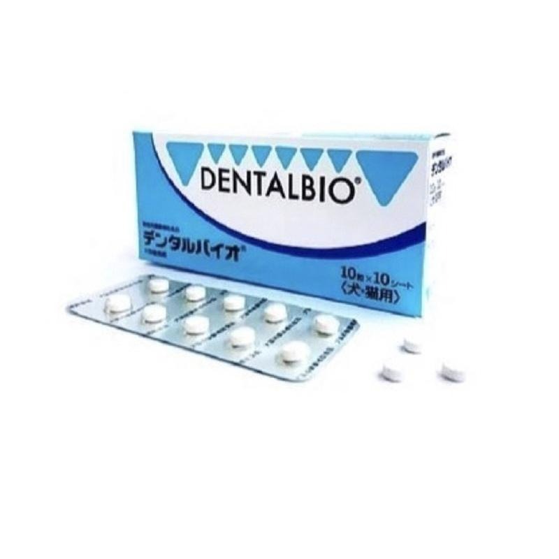 ✨【168汪喵】✨ 🎉 正規公司貨 🎉 日本共立製藥 DentalBio 口益適 100錠 犬貓日常口腔保健-細節圖2