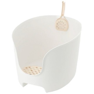 圍牆貓便盆-灰色（附砂鏟）