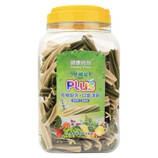 ✨【168汪喵】✨ 【健康時刻】 雙機能 Plus 螺旋多效潔牙骨 1350g 桶裝 【潔牙骨】-規格圖1