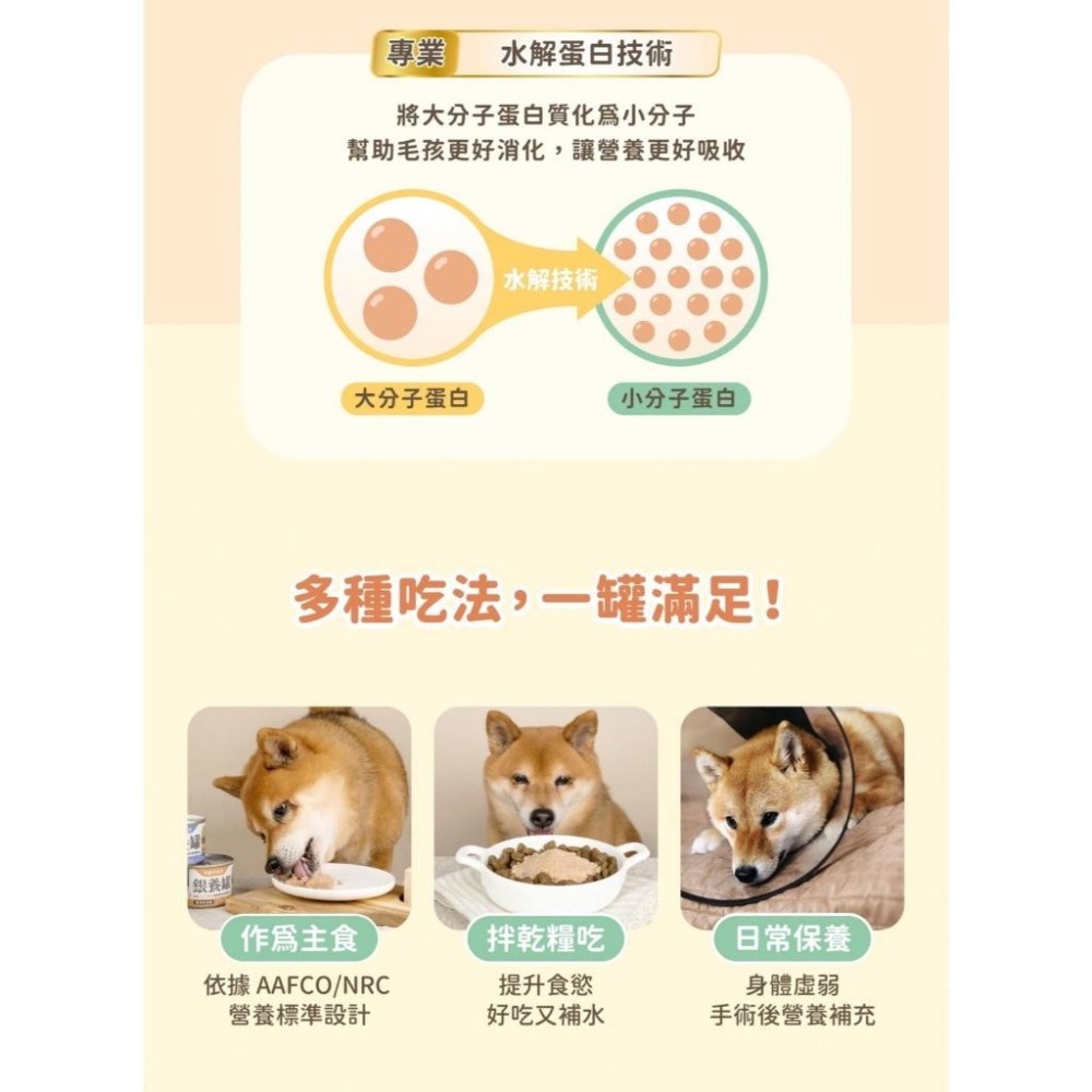 ✨【168汪喵】✨ 汪喵星球 銀養罐 【熟齡犬】無膠銀養主食罐【狗主食罐】80g 95％超高肉含量 慕斯質地-細節圖5