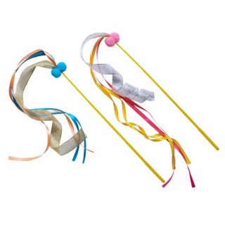✨【168汪喵】✨ CattyMan 貓用絲束帶玩具【逗貓棒】【貓玩具 】貓用 彩帶-規格圖4