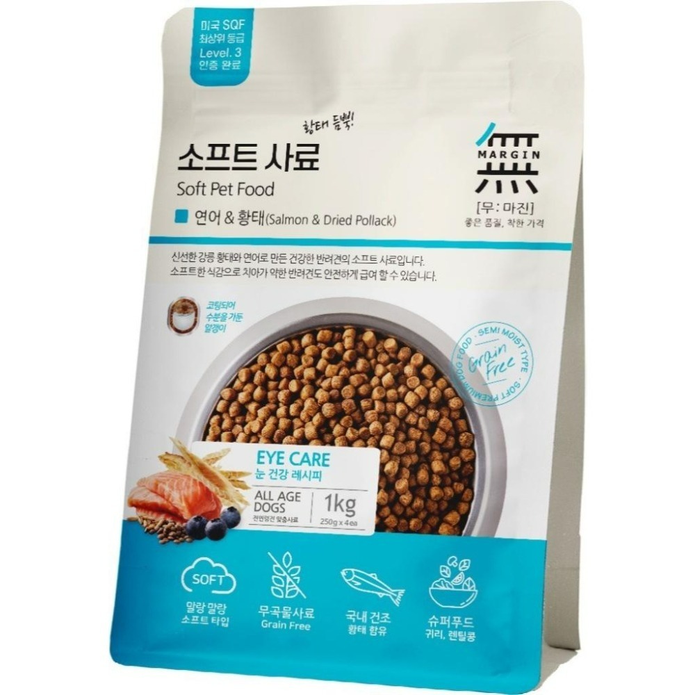 ✨【168汪喵】✨韓國 無in頂級無穀軟飼料 1kg/4.8kg 超級食物 江原道鱈魚 【狗飼料】【軟飼料】-細節圖6