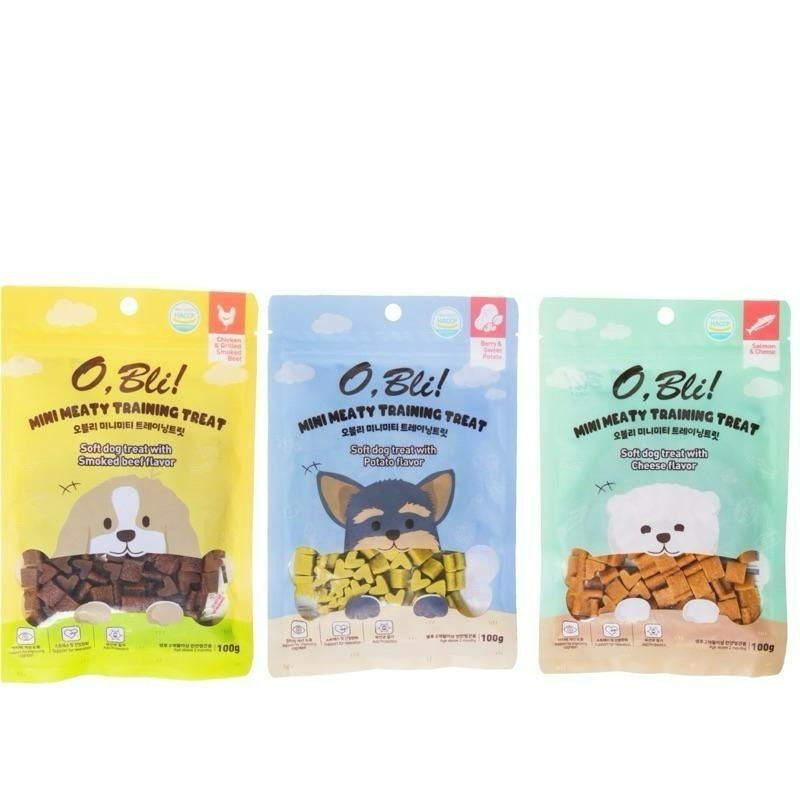 ✨【168汪喵】✨ 噢，比利! 韓國 潔牙小點心 100g 軟零食 【狗零食 】高齡犬-細節圖2