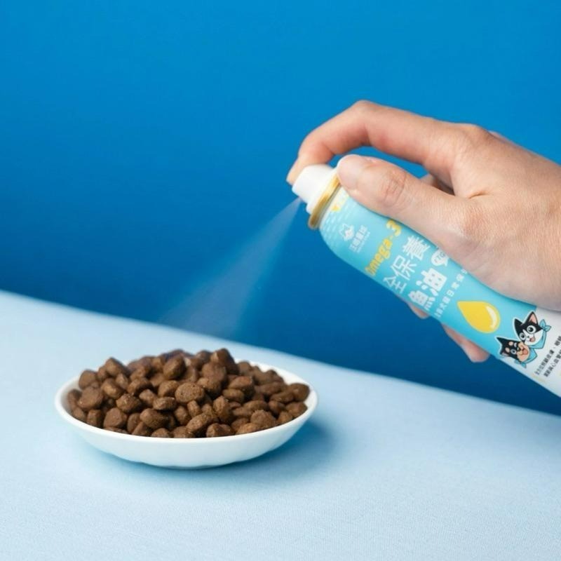 ✨【168汪喵】✨【汪喵星球】 噴霧型 Omega-3 全保養【寵物魚油】 50ml  不沾手好方便 均勻噴灑營養均衡-細節圖3