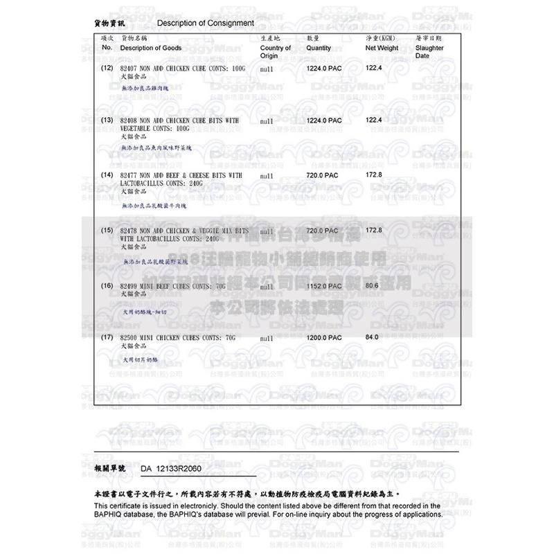 ✨【168汪喵】✨DoggyMan無添加良品 100g 240g 牛肉塊 雞肉塊 魚肉風味野菜塊 骰子丁-細節圖6