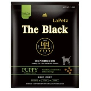 ✨【168汪喵】✨ 樂倍The Black 黑酵母犬糧/幼母犬/成犬/熟齡犬/免疫照護/皮毛照護/蟲蛋白/1.5/5kg-規格圖2