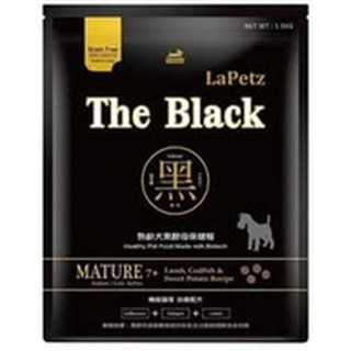 ✨【168汪喵】✨ 樂倍The Black 黑酵母犬糧/幼母犬/成犬/熟齡犬/免疫照護/皮毛照護/蟲蛋白/1.5/5kg-規格圖2
