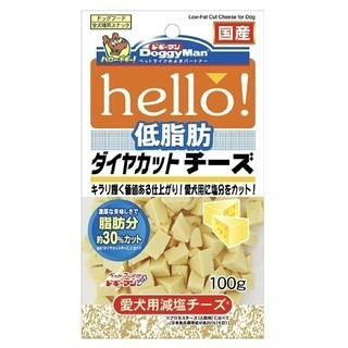 ✨【168汪喵】✨DoggyMan 犬用Hello角切起司塊100g 原味/乳香/野菜/低脂原味-規格圖8