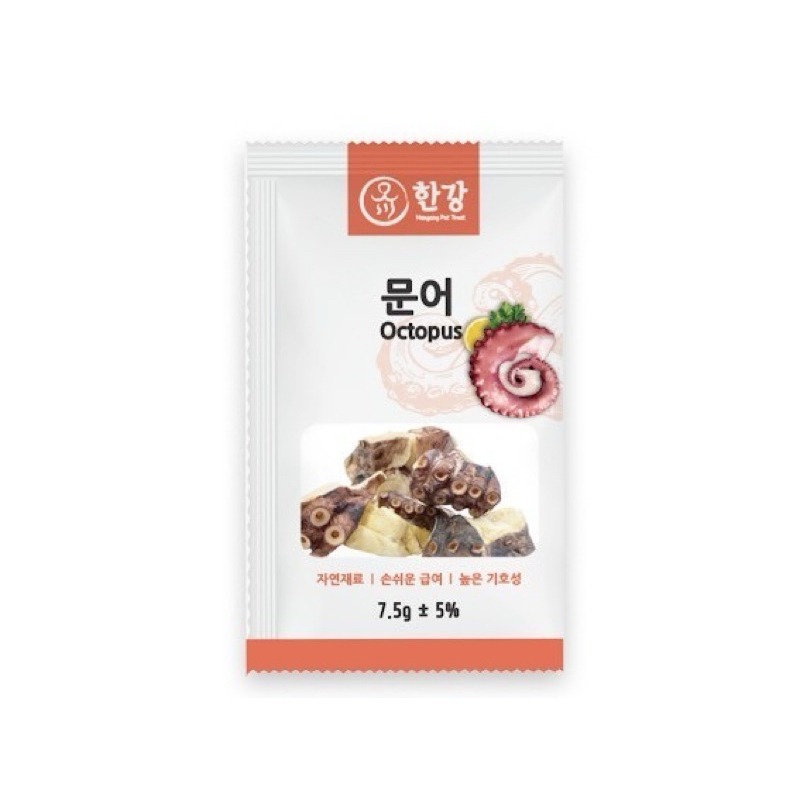 ✨【168汪喵】✨韓國  漢江極鮮凍乾零食分享盒 10包入 章魚 扇貝 魷魚 鱈魚 鮭魚 【狗零食】【貓零食】-細節圖5