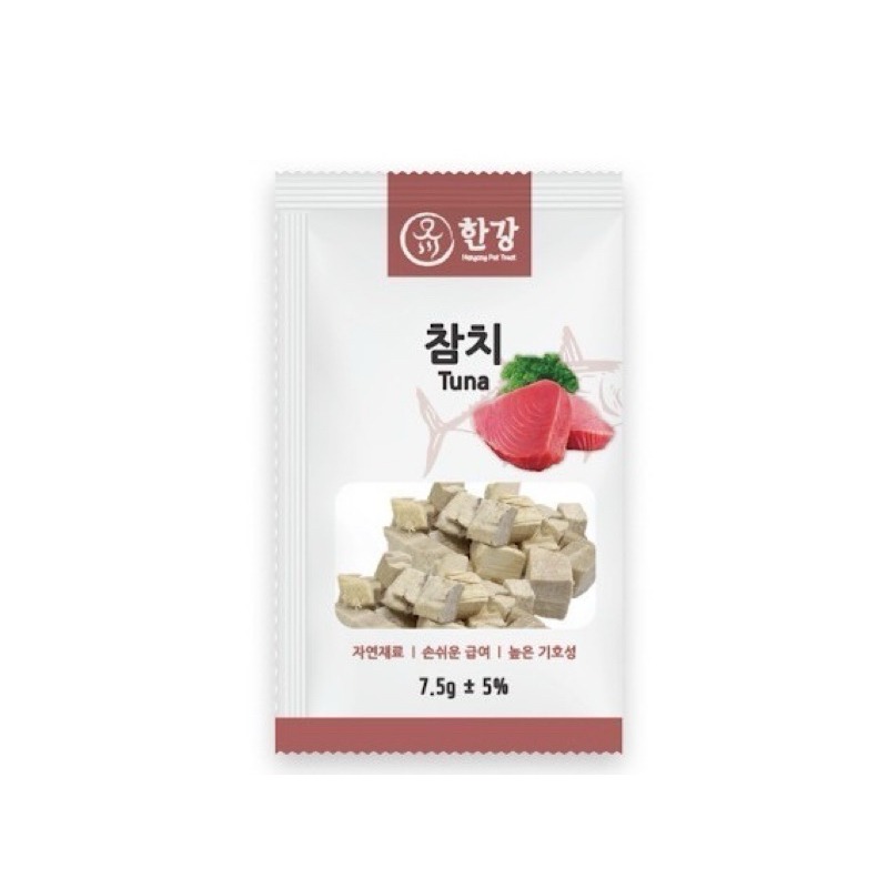 ✨【168汪喵】✨韓國  漢江極鮮凍乾零食分享盒 10包入 章魚 扇貝 魷魚 鱈魚 鮭魚 【狗零食】【貓零食】-細節圖7