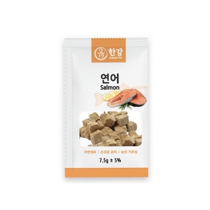 ✨【168汪喵】✨韓國  漢江極鮮凍乾零食分享盒 10包入 章魚 扇貝 魷魚 鱈魚 鮭魚 【狗零食】【貓零食】-細節圖8