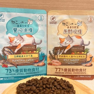 ✨【168汪喵】✨銅板價 嘗鮮包 吶一口 凍乾貓飼料 150g 無穀鮮肉【貓飼料】【凍乾飼料】火雞 雞肉 鮭魚 鱈魚-細節圖3