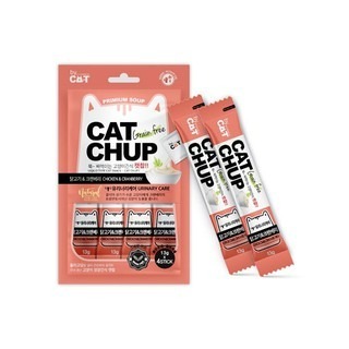 ✨【168汪喵】✨韓國 喵洽普 Cat Chup 無穀【 貓咪肉泥】4入/六種口味 添加離胺酸 蔓越莓 餵藥輔助-細節圖6