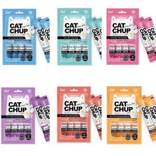 ✨【168汪喵】✨韓國 喵洽普 Cat Chup 無穀【 貓咪肉泥】4入/六種口味 添加離胺酸 蔓越莓 餵藥輔助-細節圖7