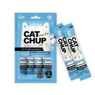 ✨【168汪喵】✨韓國 喵洽普 Cat Chup 無穀【 貓咪肉泥】4入/六種口味 添加離胺酸 蔓越莓 餵藥輔助-規格圖8