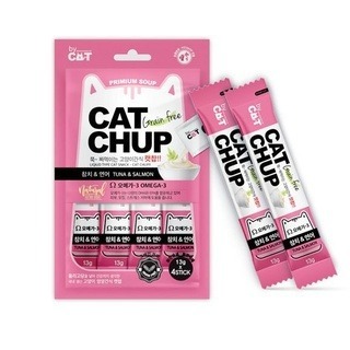 ✨【168汪喵】✨韓國 喵洽普 Cat Chup 無穀【 貓咪肉泥】4入/六種口味 添加離胺酸 蔓越莓 餵藥輔助-規格圖8