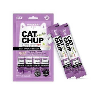 ✨【168汪喵】✨韓國 喵洽普 Cat Chup 無穀【 貓咪肉泥】4入/六種口味 添加離胺酸 蔓越莓 餵藥輔助-規格圖8