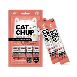 ✨【168汪喵】✨韓國 喵洽普 Cat Chup 無穀【 貓咪肉泥】4入/六種口味 添加離胺酸 蔓越莓 餵藥輔助-規格圖8