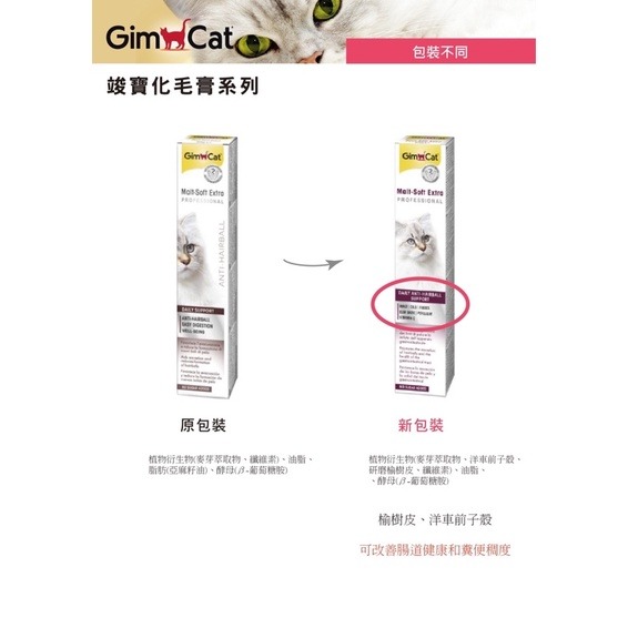 ✨【168汪喵】✨ 德國竣寶GimCat 麥芽【化毛膏】加強型專業版/超級維他命膏/100g/200g-細節圖5