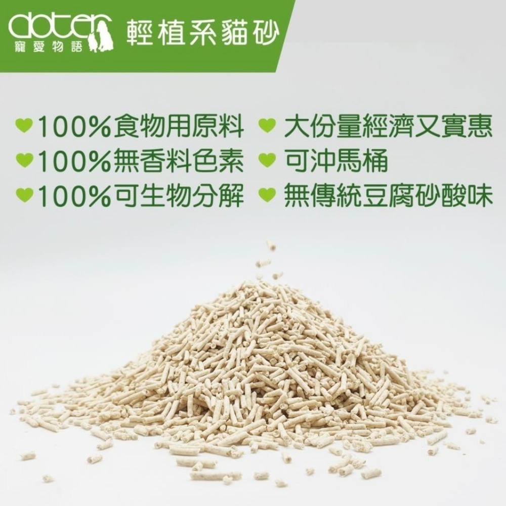 ✨【168汪喵】✨ 寵愛物語 Plant 輕植系貓砂系列【豆腐砂】14lb 6.35KG 豆腐砂【破碎砂】-細節圖5