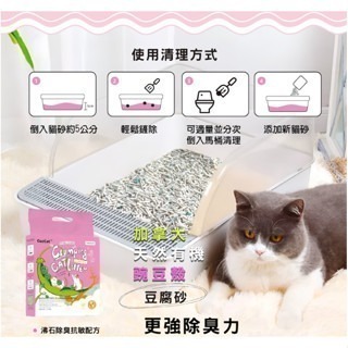 ✨【168汪喵】✨整箱宅配免運✨ CuzCat 卡滋貓 天然豆腐貓砂 沸石除臭抗敏配方 2.4kg*6入 貓砂 豆腐砂-細節圖2