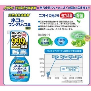 ✨【168汪喵】✨  日本寵倍家 JOYPET 全寵物天然消臭劑 犬用消臭液 排泄專用 貓用消臭液 排泄專用 醫療級體臭-細節圖3
