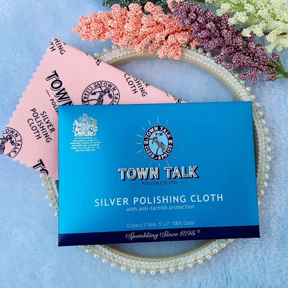 英國 Town Talk 拭銀布 銀飾保養布 拋光布 擦拭布 清潔布 去氧化擦拭布-細節圖4