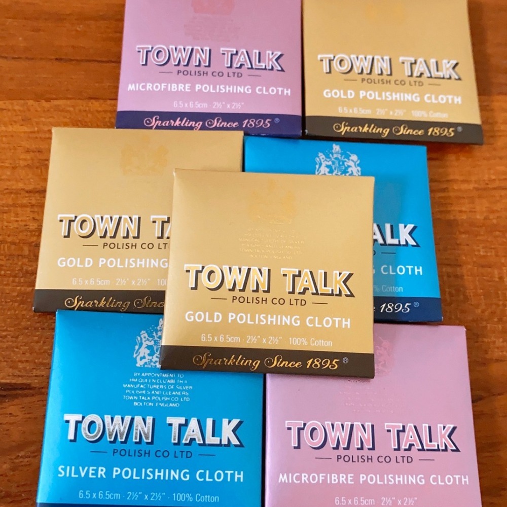 英國 Town Talk 【拭金布】 保養布 金飾專用擦拭布 K金 黃金 拋光布 去氧化擦拭布-細節圖4