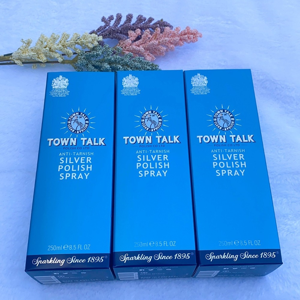 現貨 英國 Town Talk 【銀器潔亮噴劑 50ml/250ml】 銀飾清潔保養 洗銀水 擦拭布-細節圖4