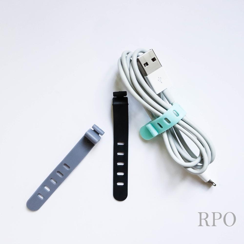 理線器 束線帶 耳機紮線帶 束帶 固線器 繞線器 捲線器 捆綁帶 集線器 手機線保護套 加厚矽膠 充電線防斷-細節圖3