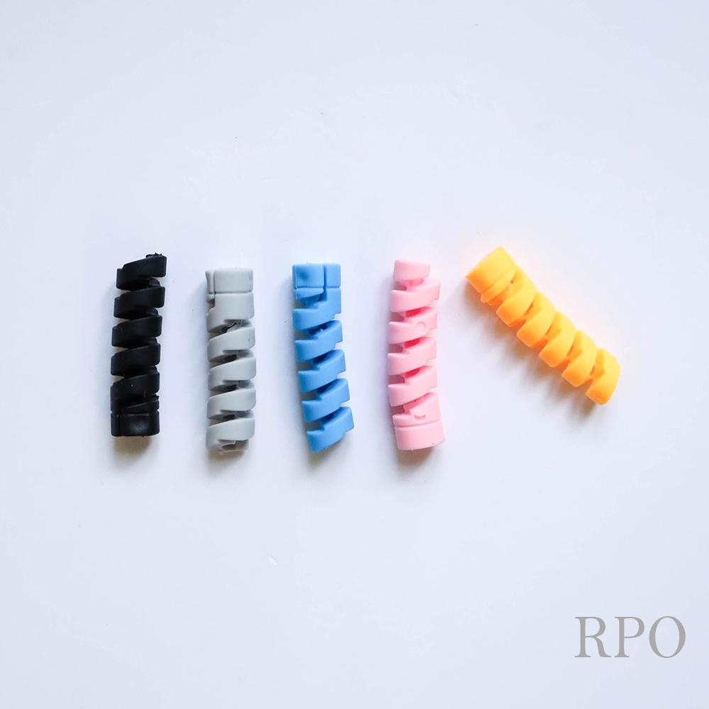 理線器 束線帶 耳機紮線帶 束帶 固線器 繞線器 捲線器 捆綁帶 集線器 手機線保護套 加厚矽膠 充電線防斷-細節圖7