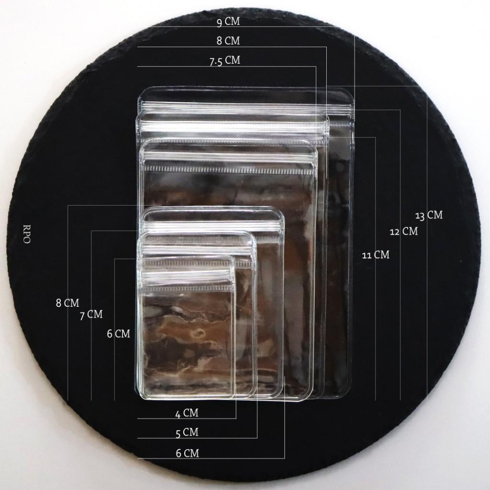 加厚 PVC 珠寶 夾鏈袋 10入 藍光 透明 飾品夾鏈袋 厚夾鏈袋 密封袋 透明袋 手珠袋-細節圖2