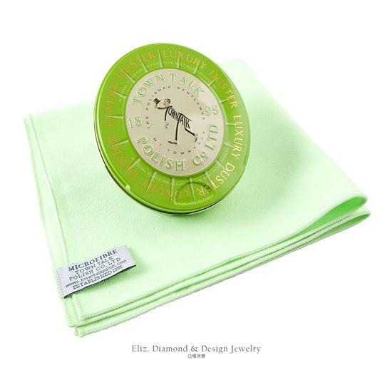 英國Town Talk 超細纖維除塵布 擦拭布 Luxury Duster 綠色鐵盒保養組-細節圖4
